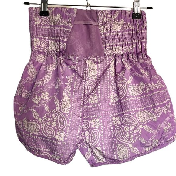 Free People THE WAY HOME PRINTED SHORTS IN BANDANA MEXICAN SAGE PRINT.SIZE S - Picture 4 of 12